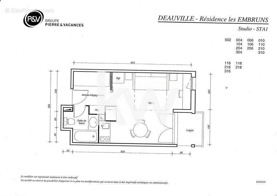 Appartement à DEAUVILLE