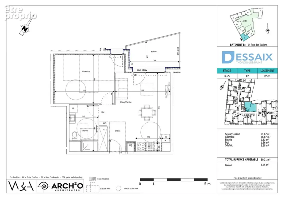 THONON LES BAINS - Appartement T2 -  50.31m² - photo 9