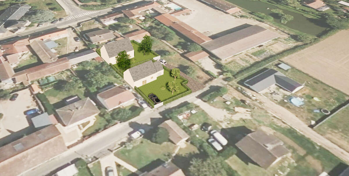Terrain plat à bâtir La Villeneuve En Chevrie de 431 m2 - photo 2