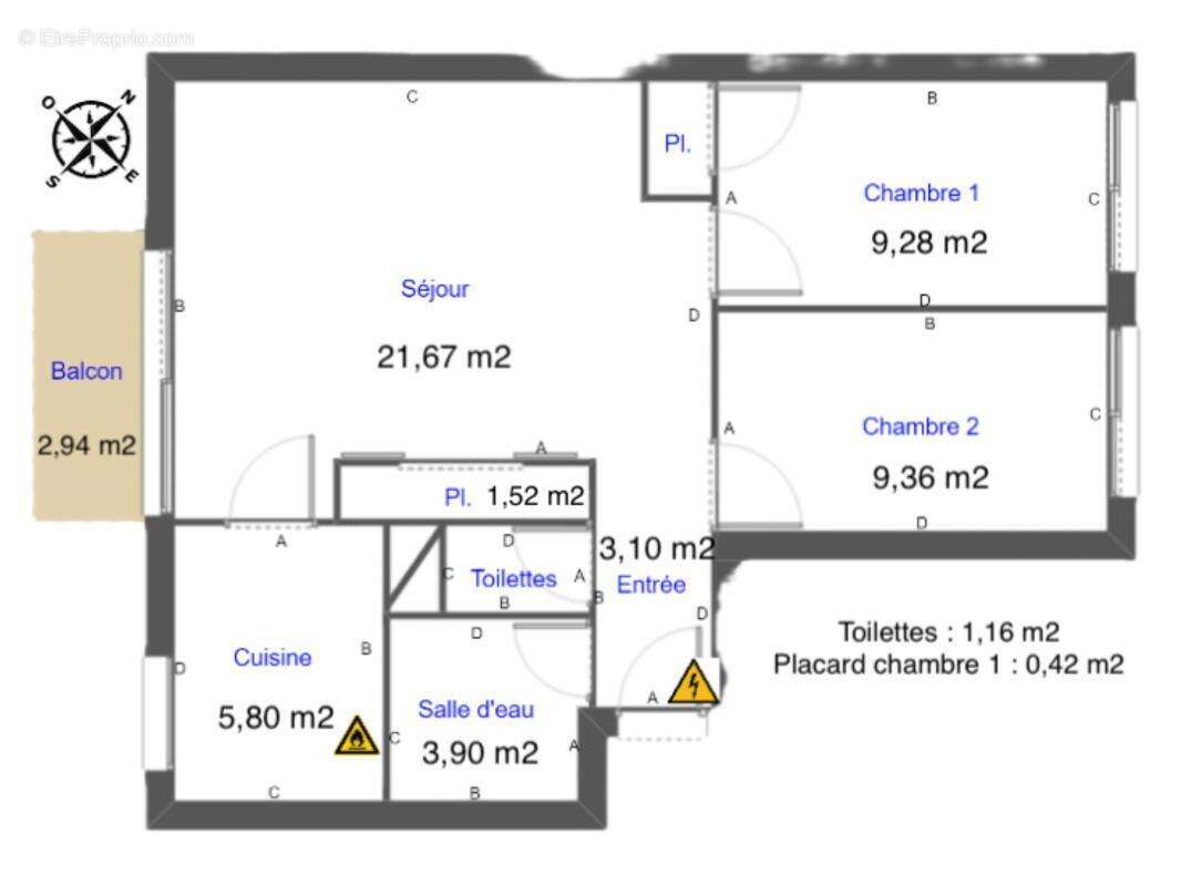 Appartement à RUEIL-MALMAISON