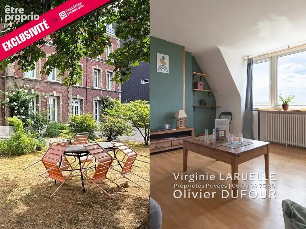 ROUEN Pasteur - Appartement 4 pièces dernier étage avec vue dégagée, cave, parking et jardin partagé - photo 8