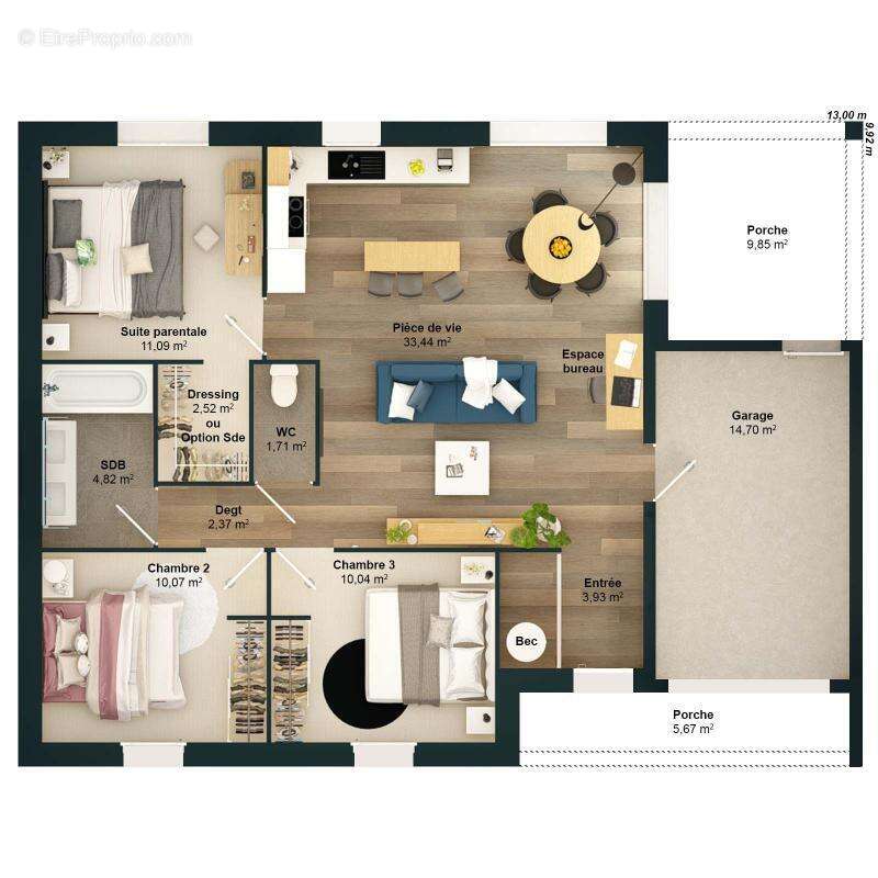 Maison 5 pièces 80 m2 - photo 6