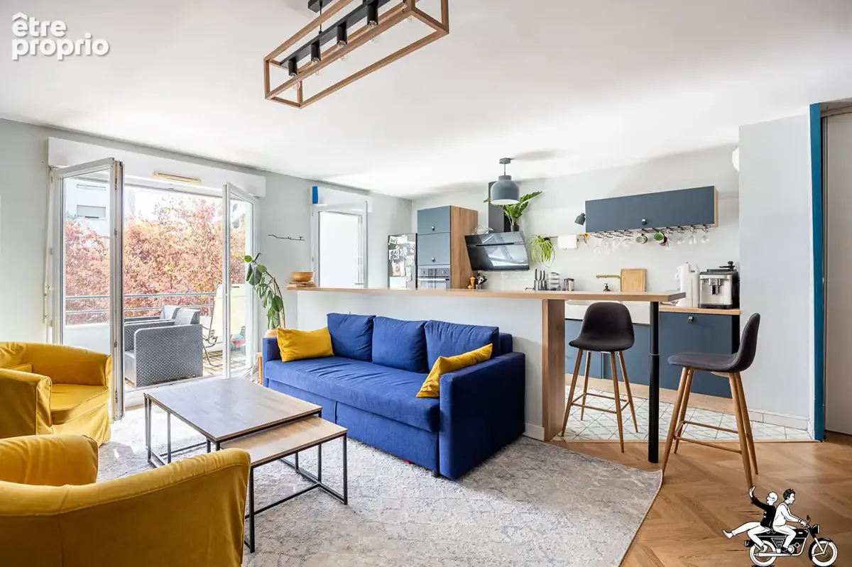 Exclusivité : nantes bas chantenay - t3 terrasse sud-ouest & box - dpe c - photo 9