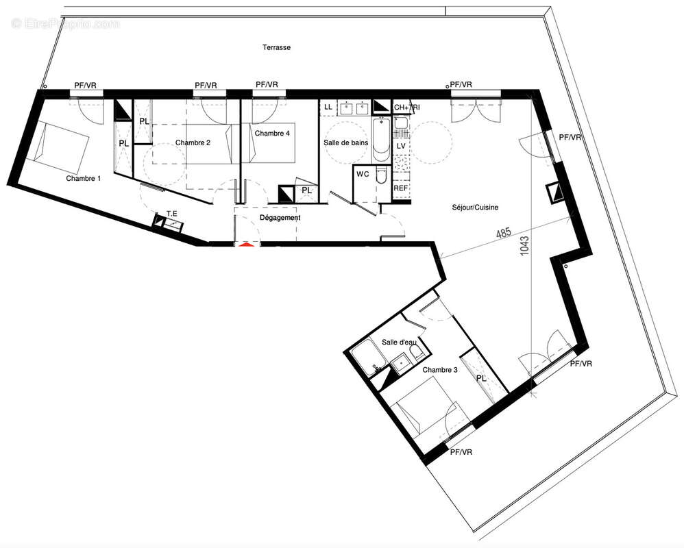 Appartement à CUGNAUX