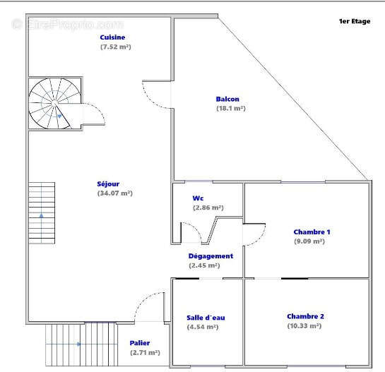 CHARMANTE et GRANDE maison de village en pierres de 90m2 avec terrasse et dépendances - photo 16