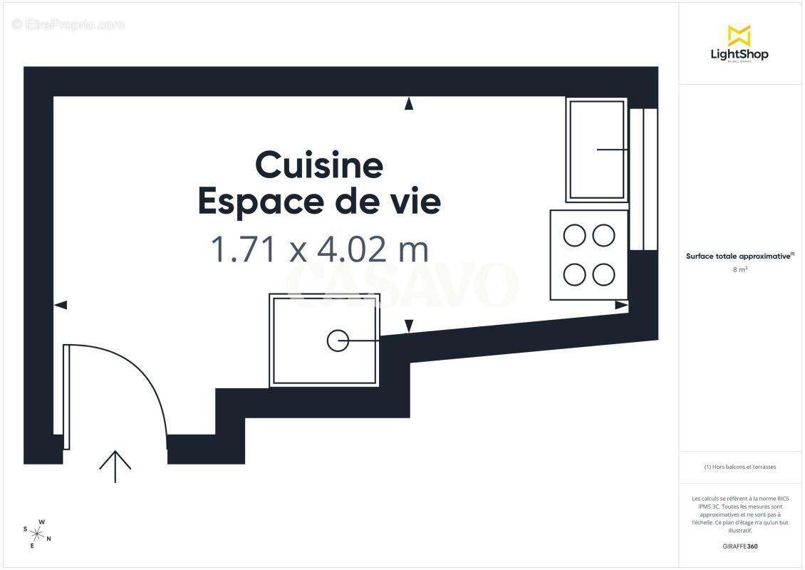 Appartement à PARIS-17E