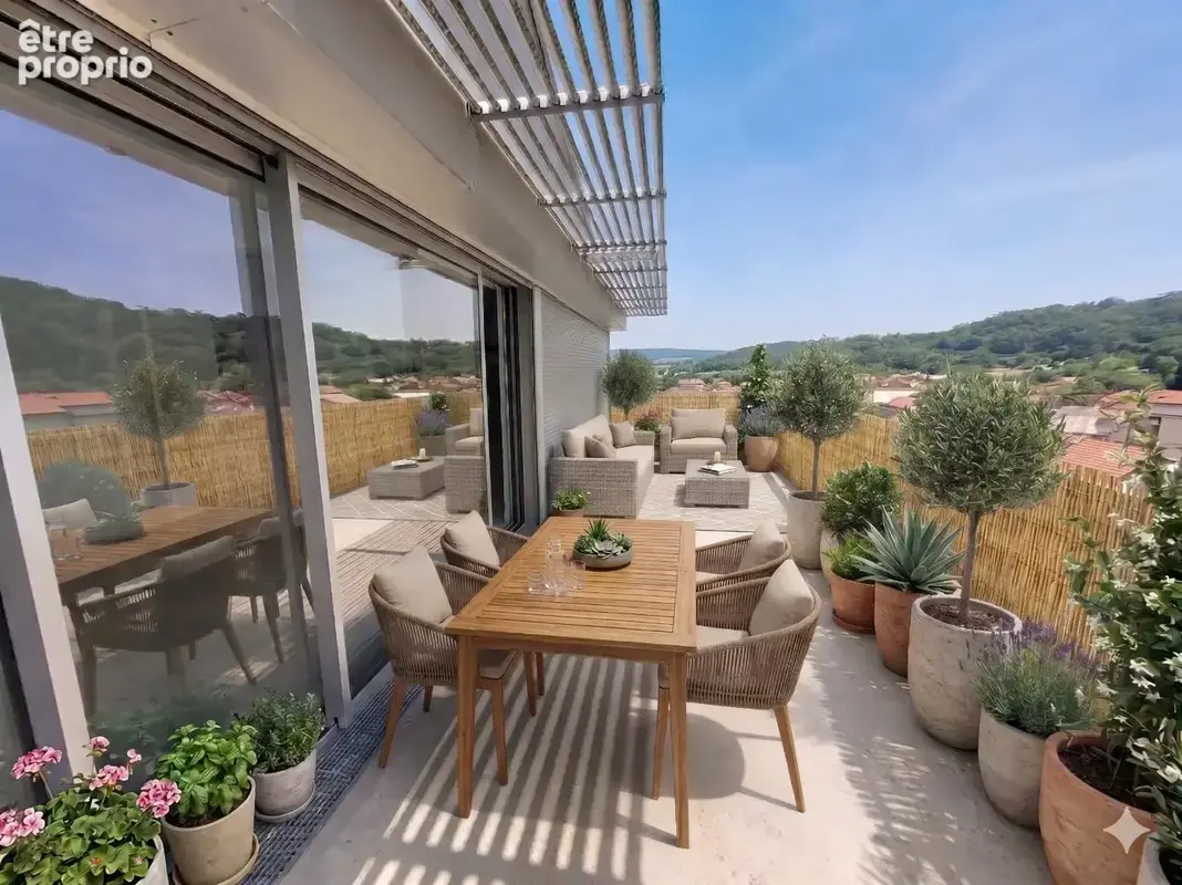 Comme une maison sur le toit : T4 avec terrasse 20 m² à Cenon bas + parking et cave - photo 4
