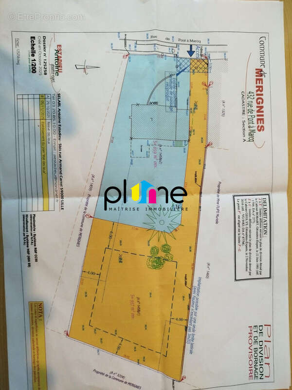 Terrain à MERIGNIES