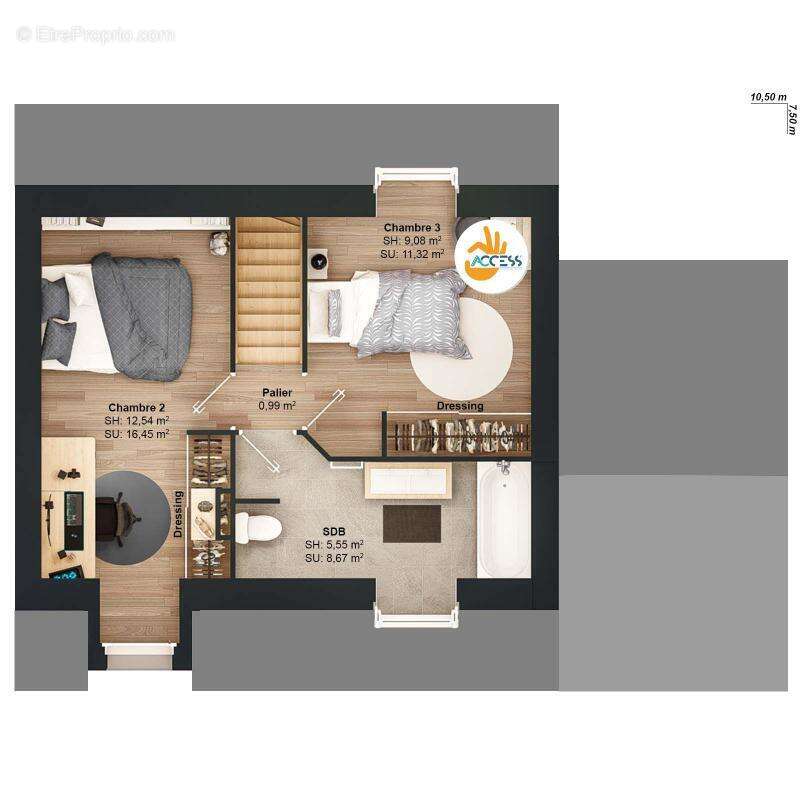 Maison 5 pièces 71 m2 - photo 10