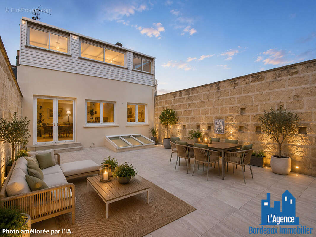 Bordeaux - croix blanche - appartement de 55 m² avec une terrasse de 54 m² . benoît trement - o6 51 26 22 32. - photo 3