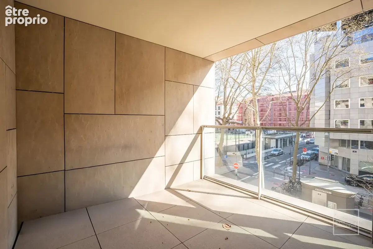 Lyon 6, saint pothin, immeuble standing, 46.74m², balcon - photo 5