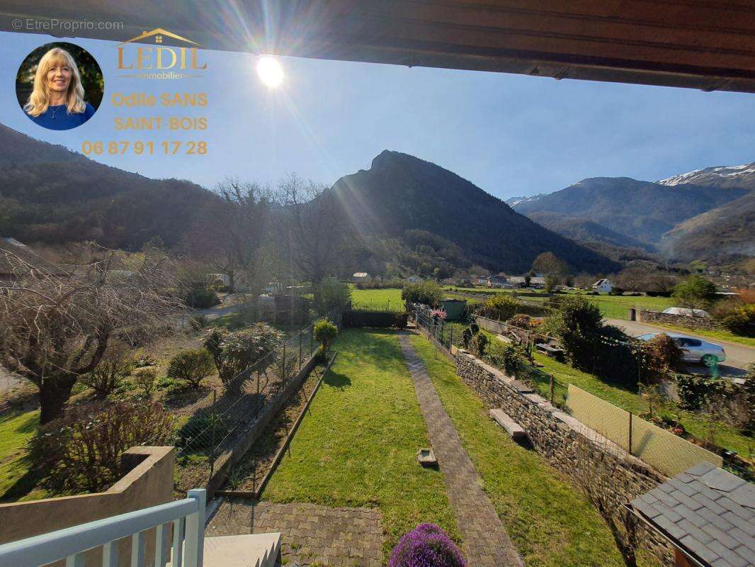 Appartement T3 avec terrasse, balcon, jardin privatif, garage, atelier et vue montagnes - photo 2