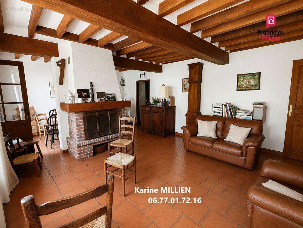 MUZY 27650 Longère et dépendance - 4 chambres - Garage - Atelier - Terrain - 190000 - photo 5