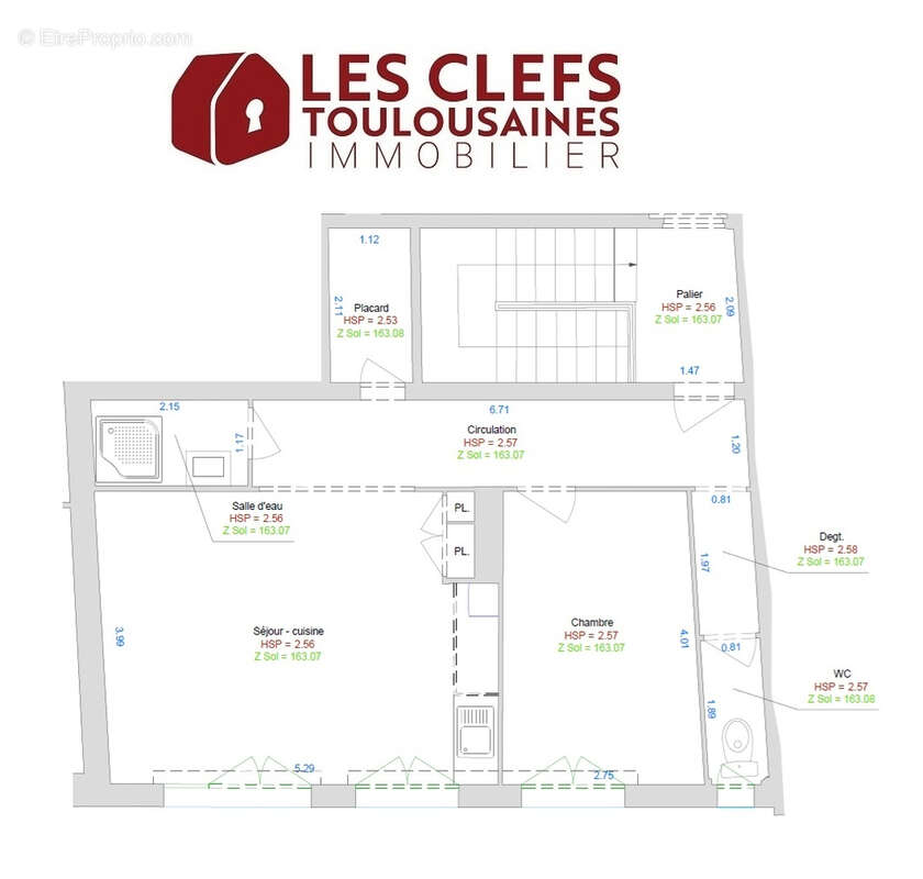 Appartement à TOULOUSE