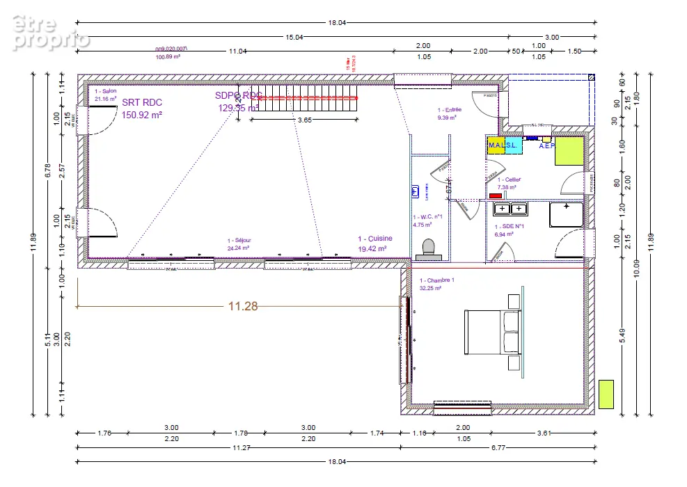 BENODET - Jolie contemporaine de 200m² dans un quartier prisé ! - photo 11