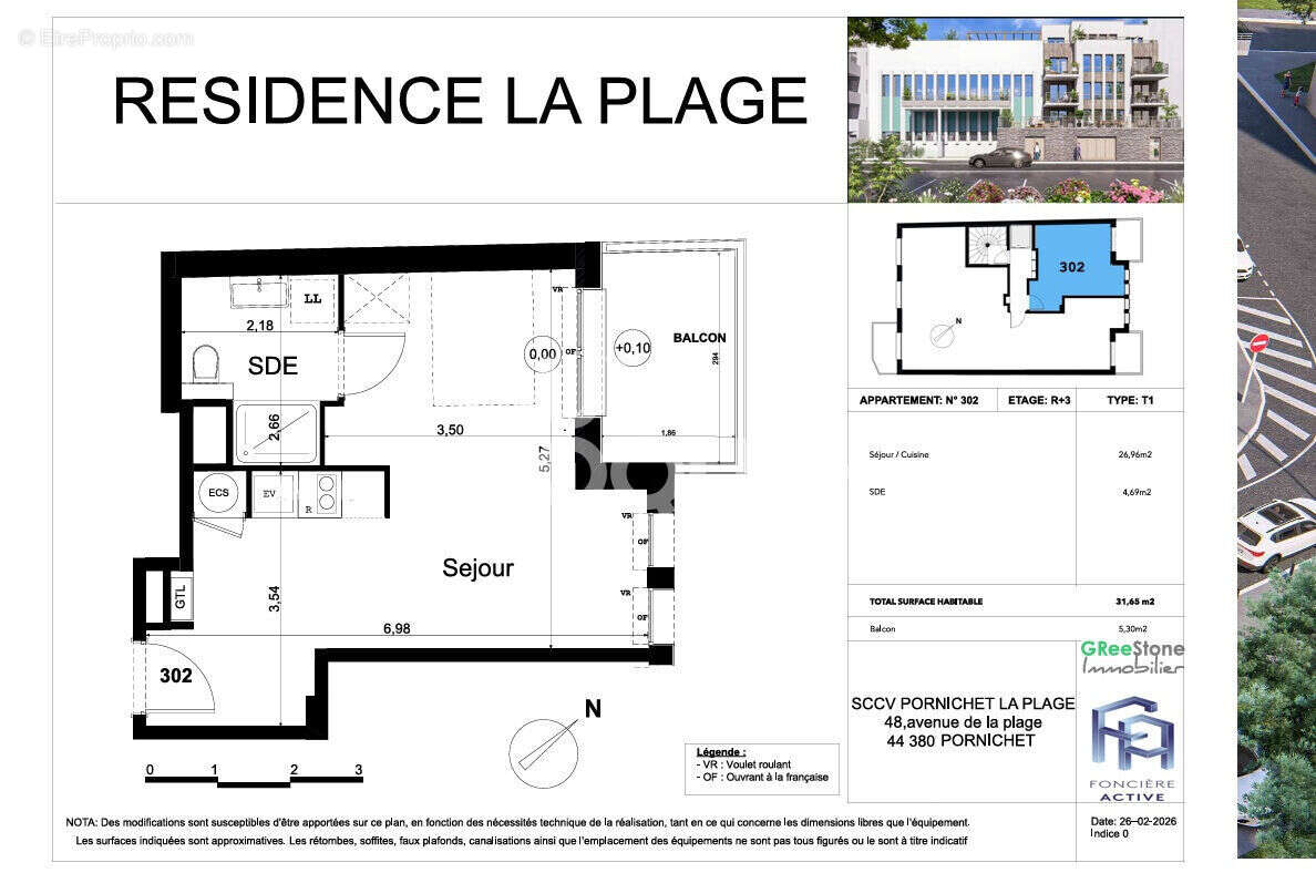 Appartement à PORNICHET
