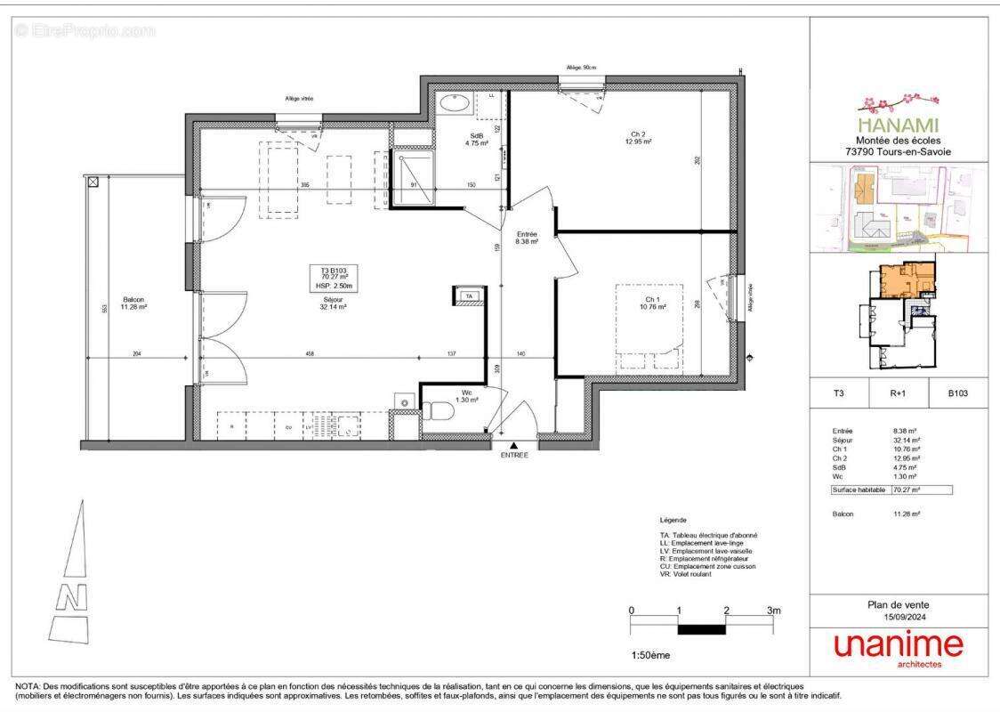 Appartement à TOURS-EN-SAVOIE