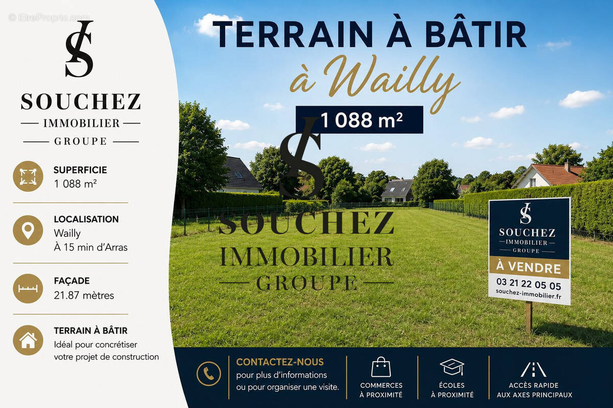 Terrain à WAILLY