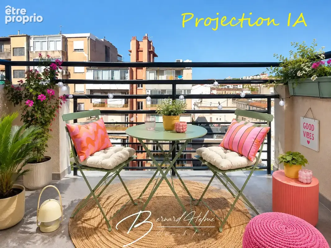 Appartement 1/2 pieces - 27,62m2 lc - lumineux - etage eleve - balcon - 13004 marseille - photo 7