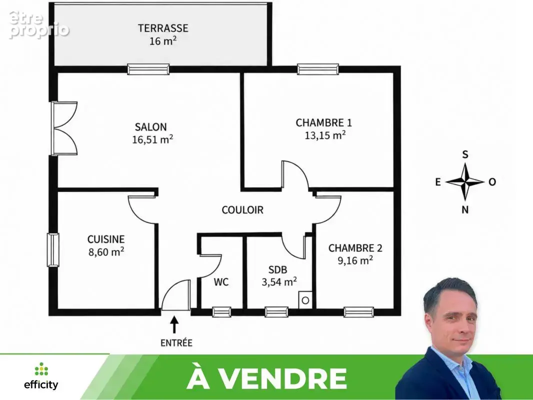 Maison 3 pièces 56 m² à vendre à Rouille (86480) - photo 19