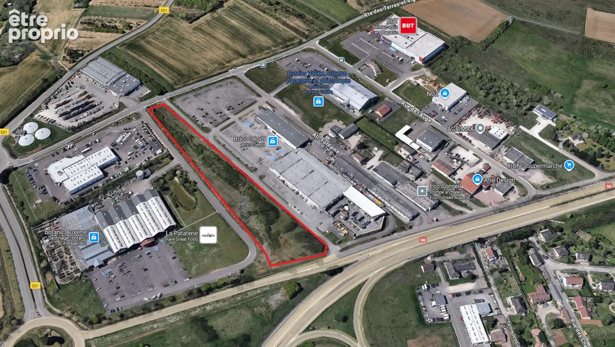Zone commerciale perrigny auxerre - terrain constructible de 2854m² - photo 6