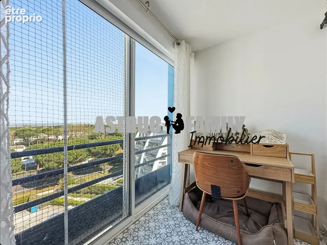 La grande motte - quartier du couchant - t2 + coin bureau - vue mer & étang de l'or - photo 6