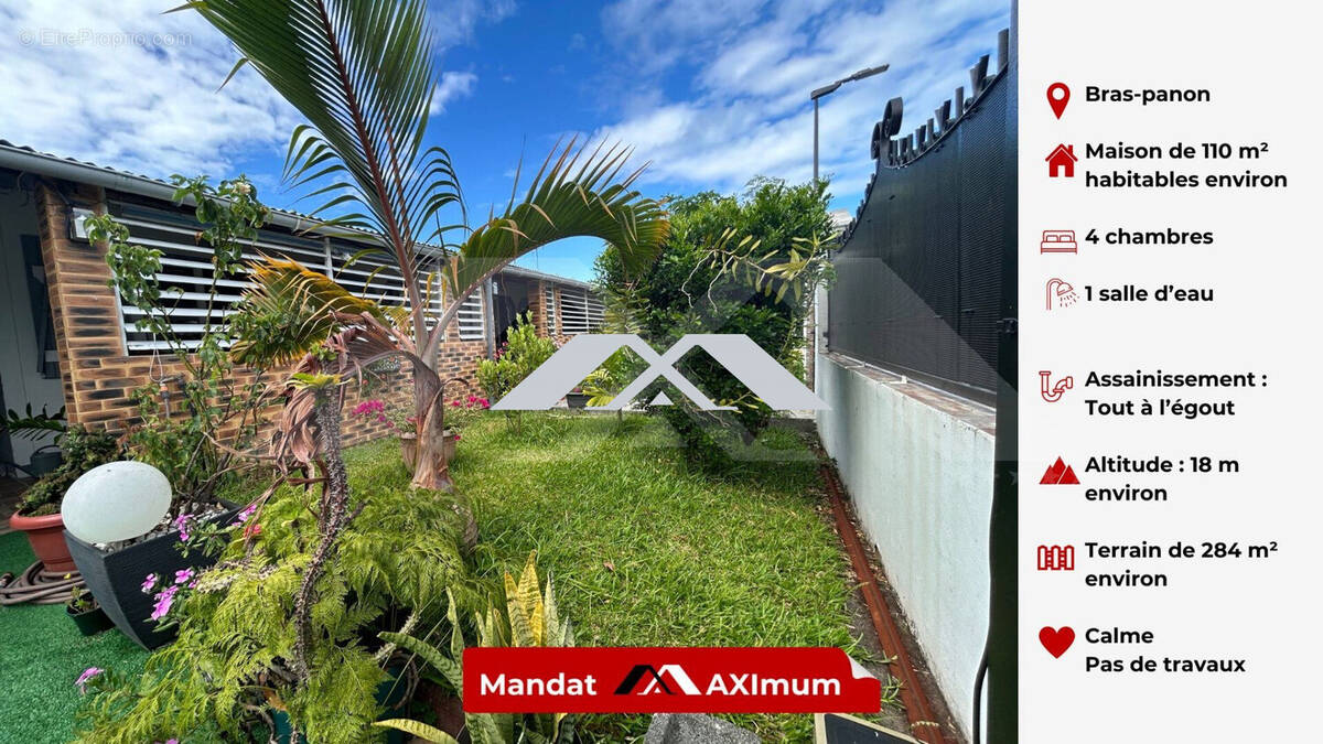 Maison à BRAS-PANON