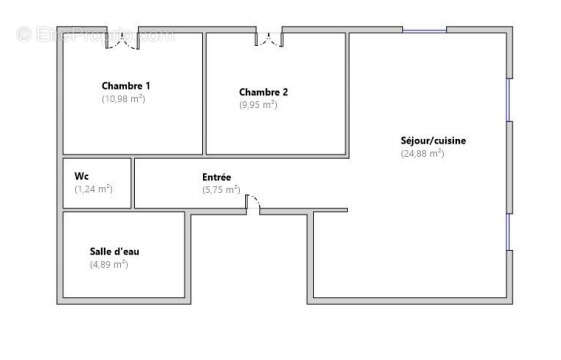 Appartement à LA TURBIE