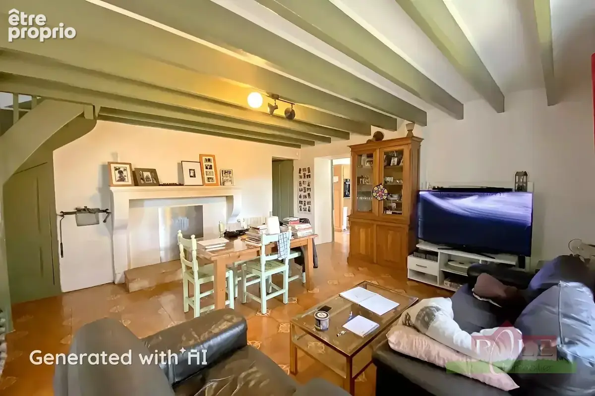 Maison ancienne avec dependance, 900 m2 de terrain - photo 3
