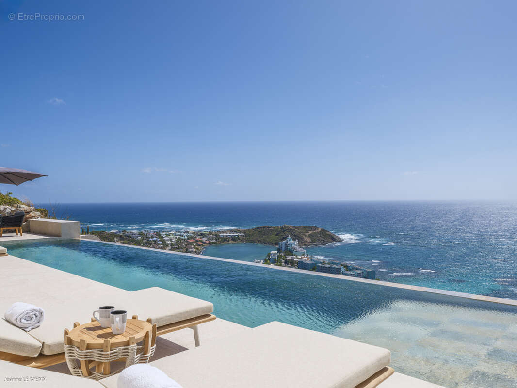villa 3 chambres Oysrer pound superbe vue mer et St Barth - photo 9
