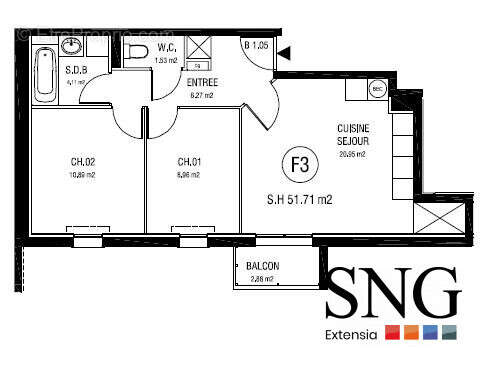 Appartement à LISIEUX