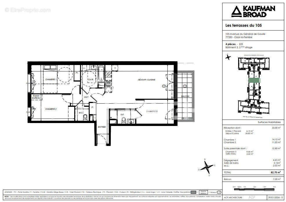 Appartement à OZOIR-LA-FERRIERE