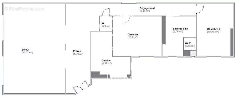 Appartement à PARIS-17E