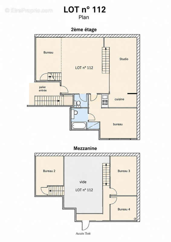 Loft d’exception   esprit maison sous les toits   acquisition sci & habitation - photo 22