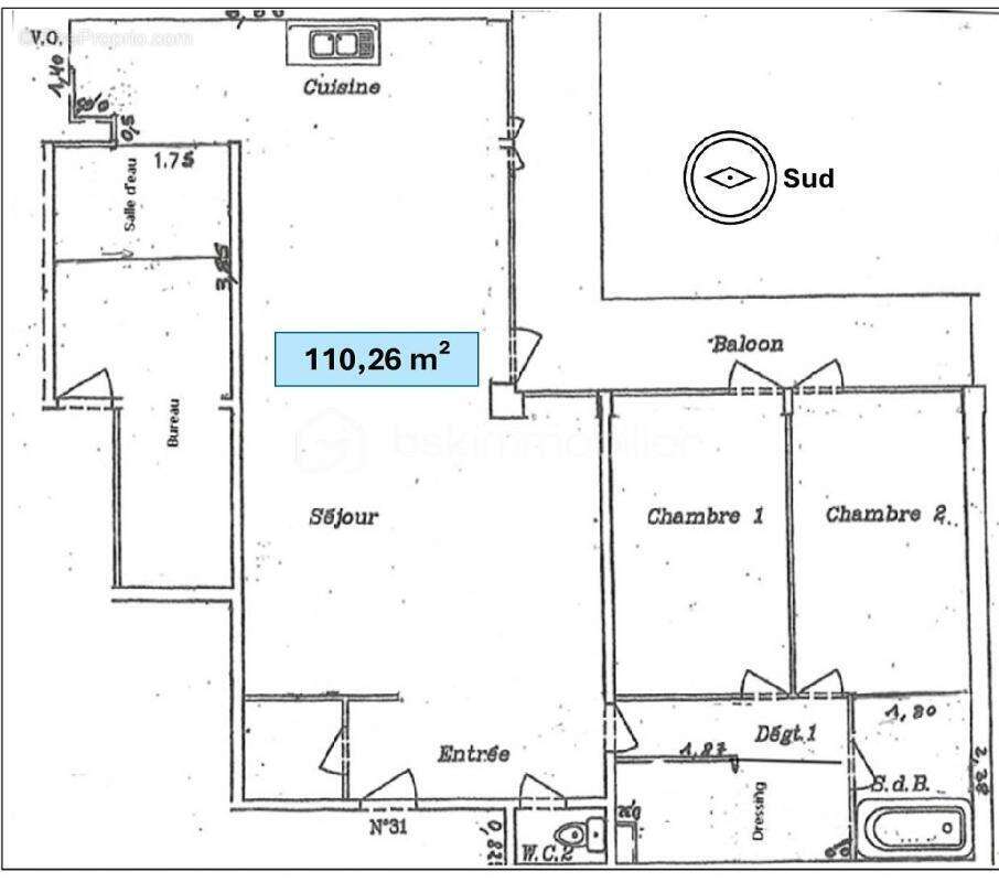 Appartement à VERSAILLES