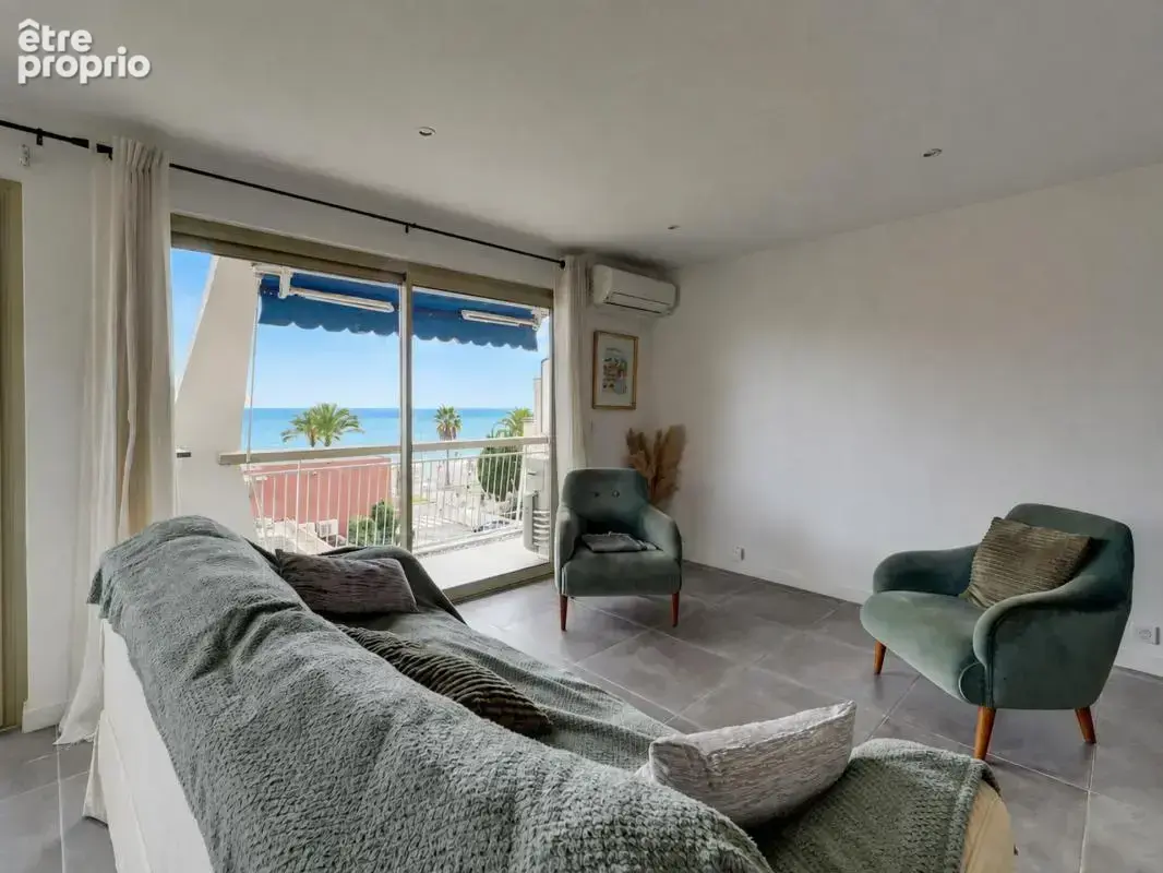 Cros-de-cagnes - 3 pièces 68 m² - vue mer - terrasse - photo 2