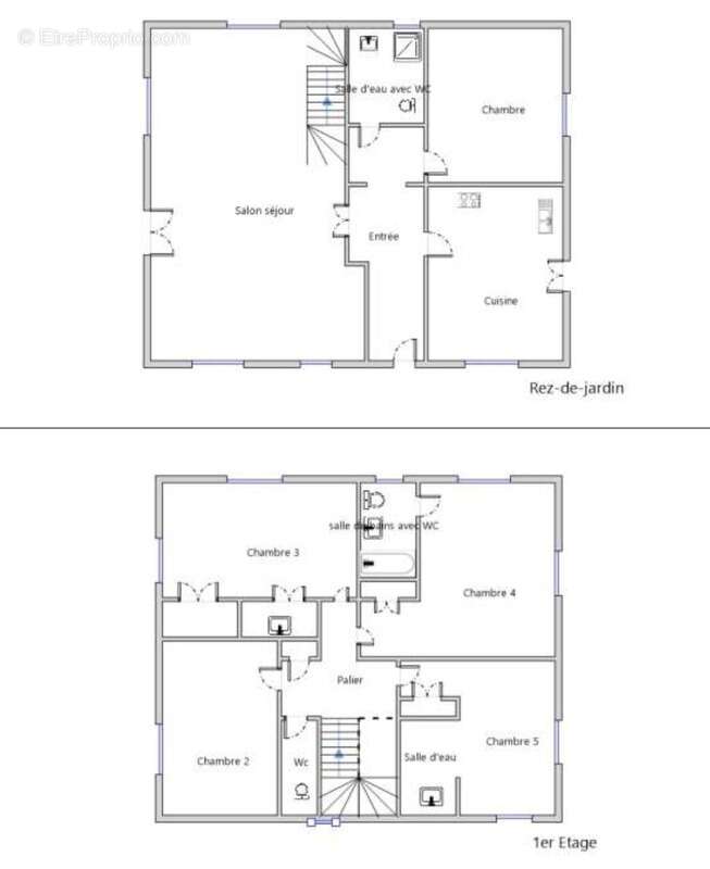Maison à COLLEVILLE-MONTGOMERY