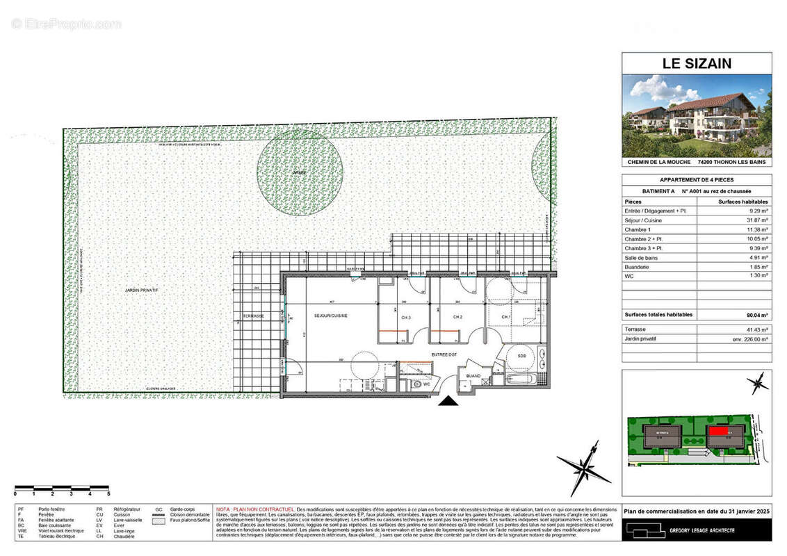 Appartement à THONON-LES-BAINS