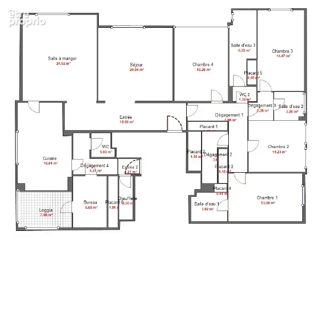 APPARTEMENT 5 PIECES 182 m2 avec rooftop - photo 16