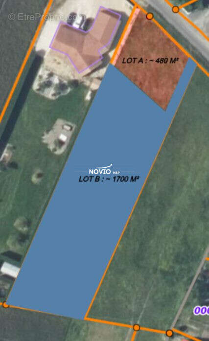 Terrain 1 700 m² à vendre à Naintre (86530) - photo 2