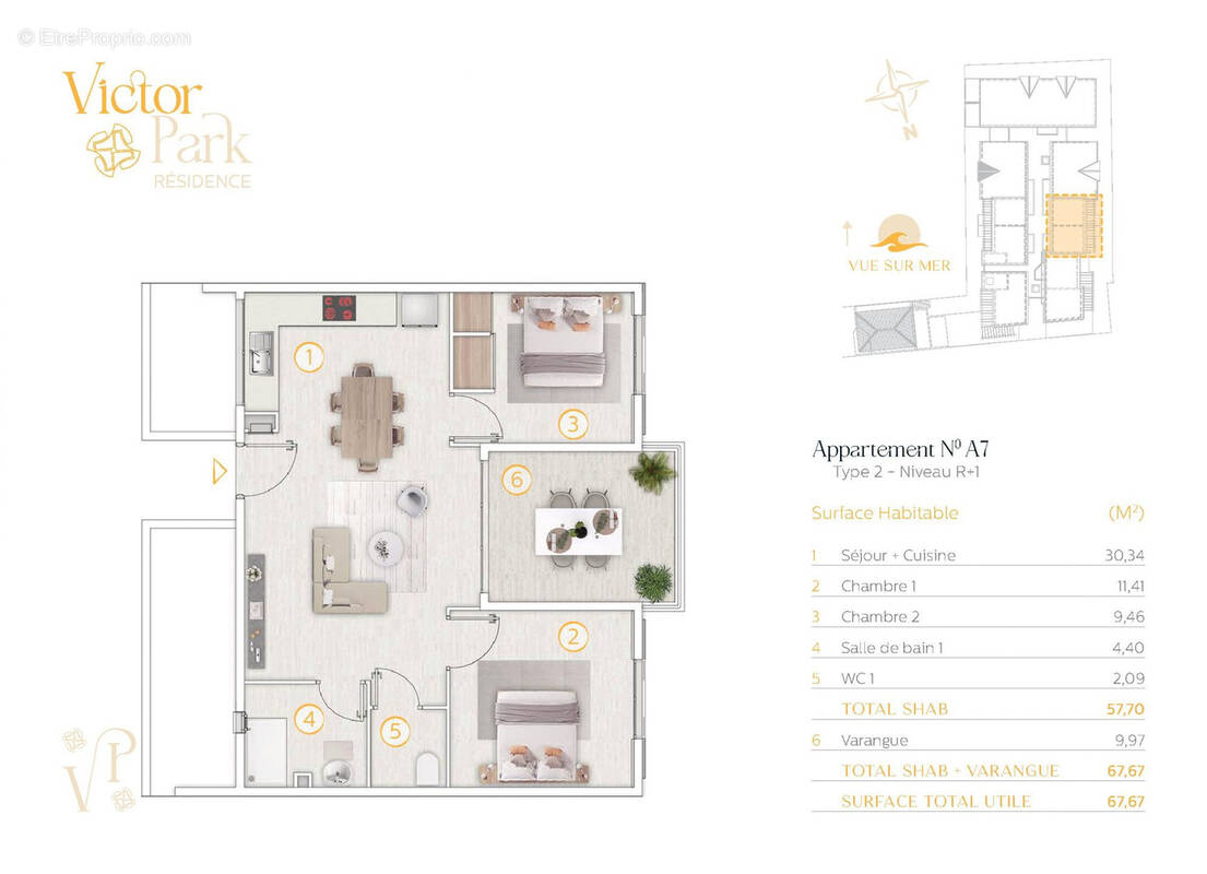Appartement à SAINT-PIERRE