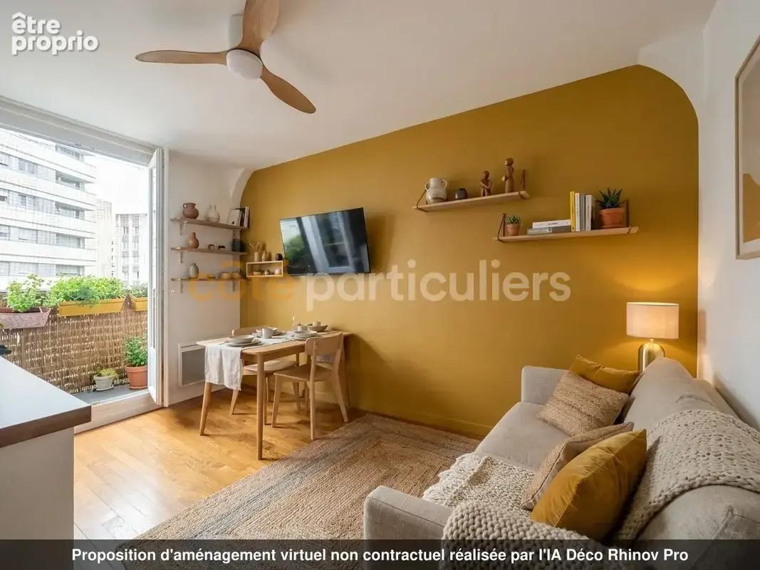 T2 de 33m² au dernier étage avec balcon - Paris 13e - photo 2