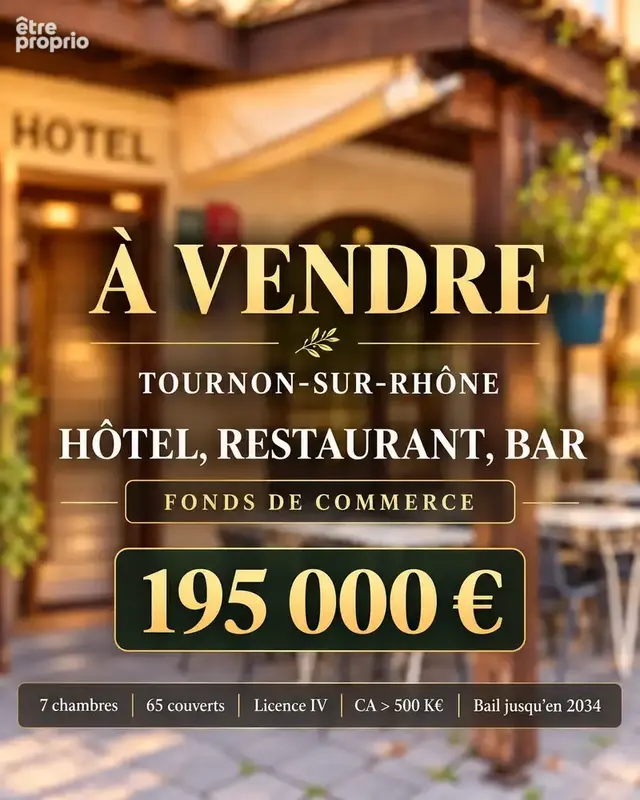 Commerce à TOURNON-SUR-RHONE