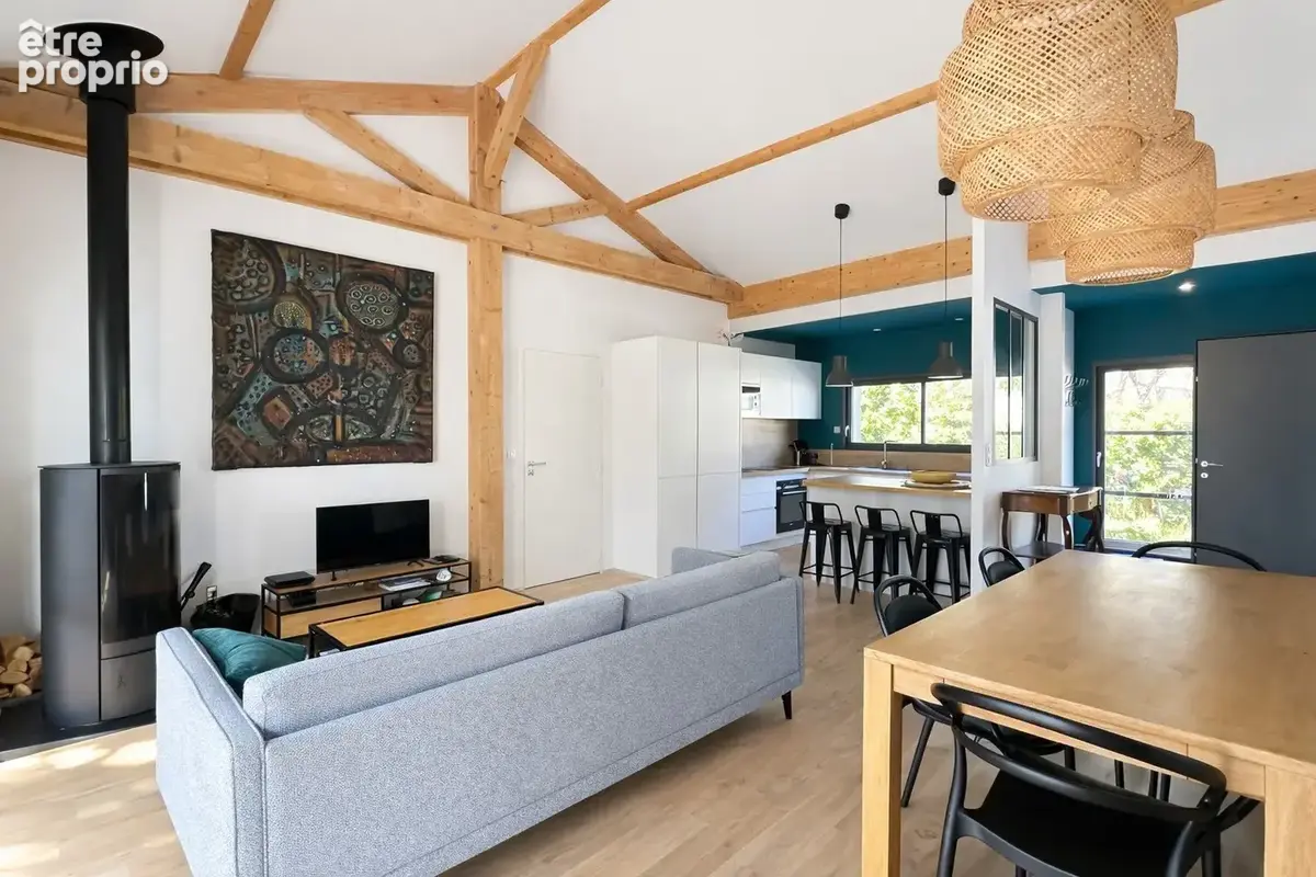 Maison de plain pied de type t6 de 125 m2 sur une parcelle de 630 m2 - photo 5