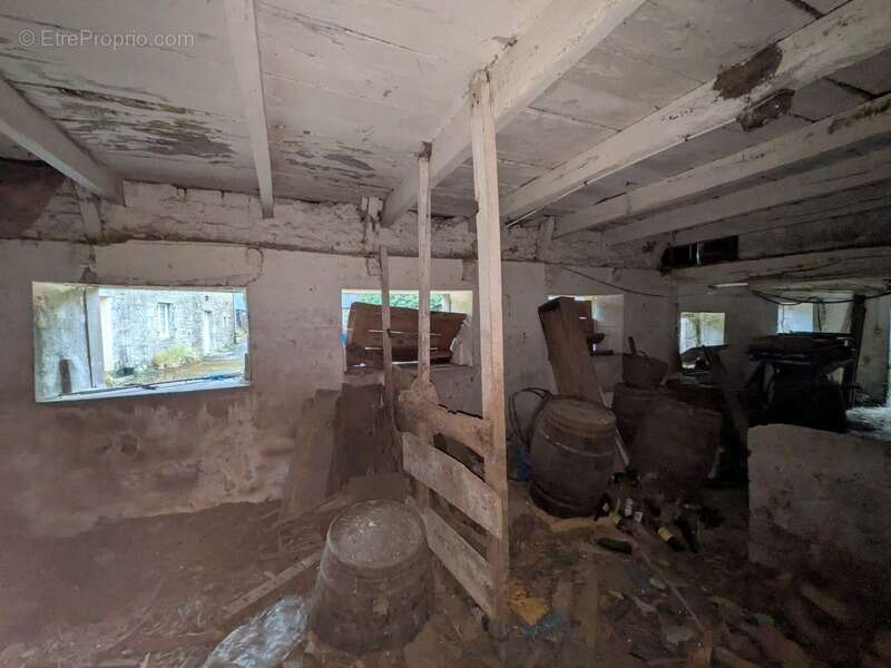 Plouay en campagne bâtiment en pierre sous ardoise et bac acier de 75m² parcelle de 380m² - photo 5