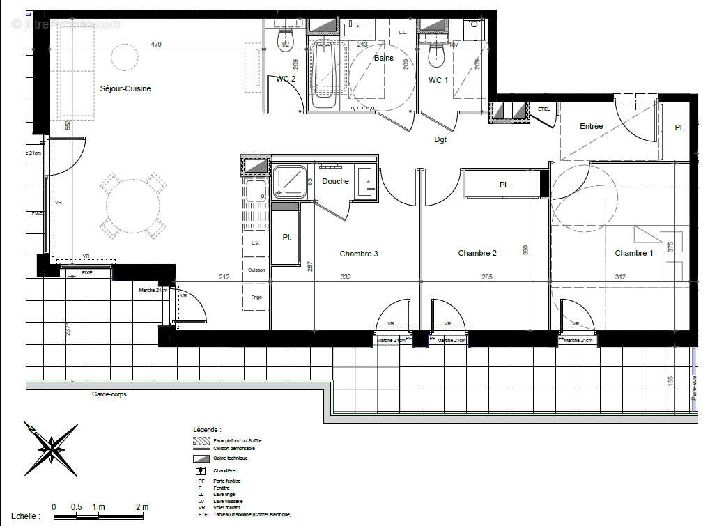 Appartement à THONON-LES-BAINS