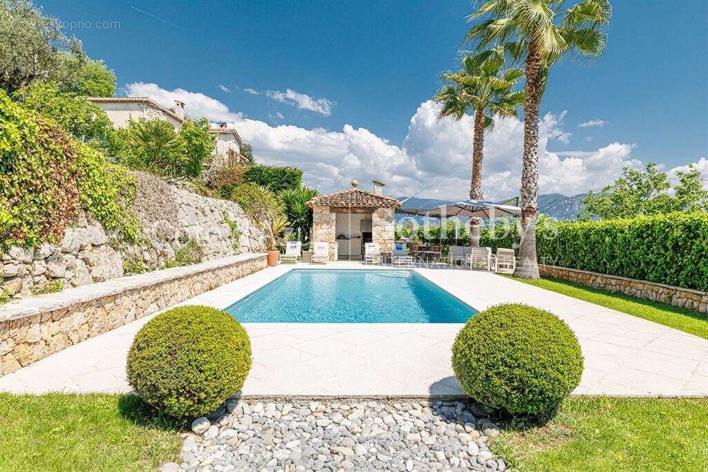 Gattières villa provençale avec vue panoramique, piscine et oliveraie proche Nice - photo 2