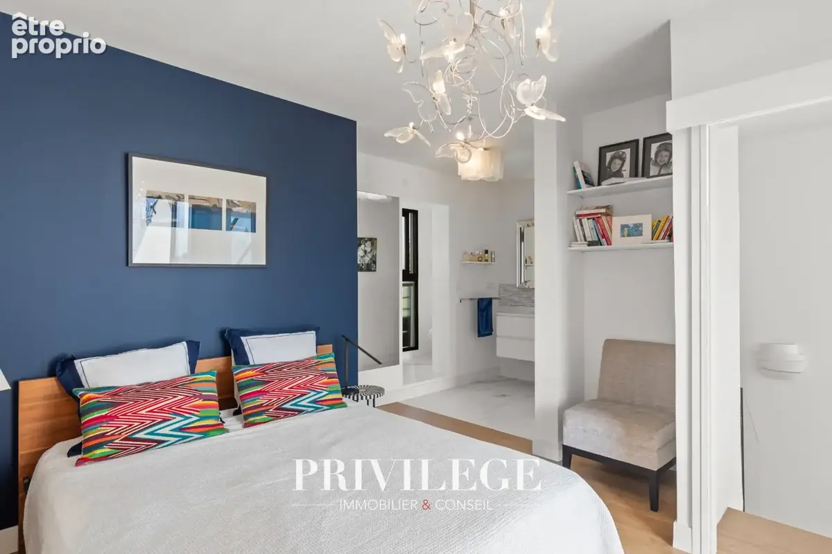 Nice   villa contemporaine avec piscine, vue dégagée et aperçu mer   domaine sécurisé - photo 25