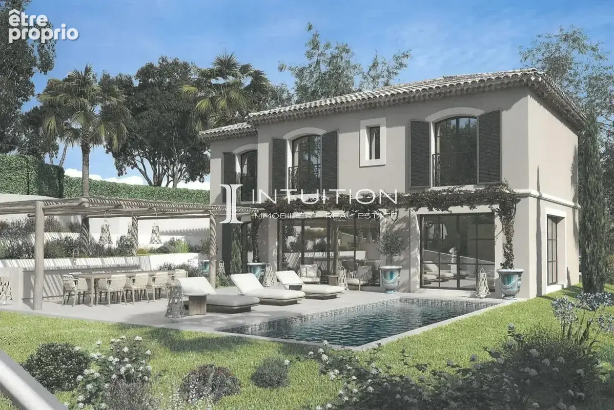 Mougins - Cabrières : Terrain constructible de 778 m2 avec projet de villa - photo 3