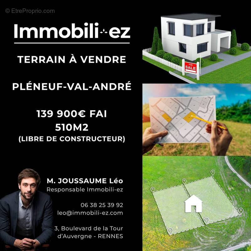 Terrain à PLENEUF-VAL-ANDRE
